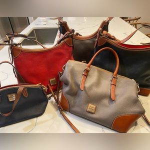 Lot of FOUR Dooney Bourke purses